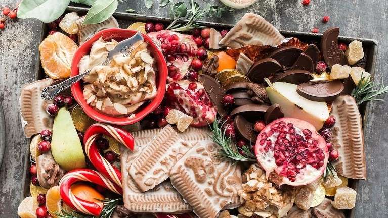 holiday food spread in maple grove